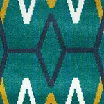 Schumacher 79531 Kyoto Trellis Emerald fabric swatch