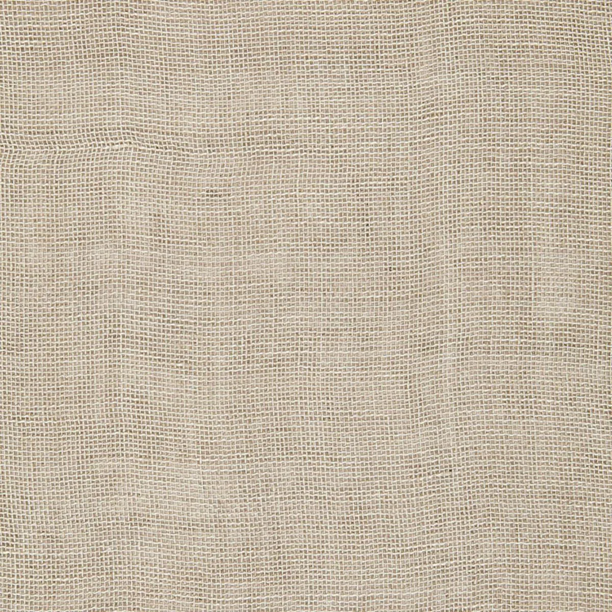 Schumacher 65011 La Baux Sheer Greige fabric swatch