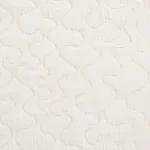 Schumacher 75270 La Belle Matelassé Ivory fabric swatch