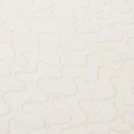 Schumacher 75270 La Belle Matelassé Ivory fabric swatch