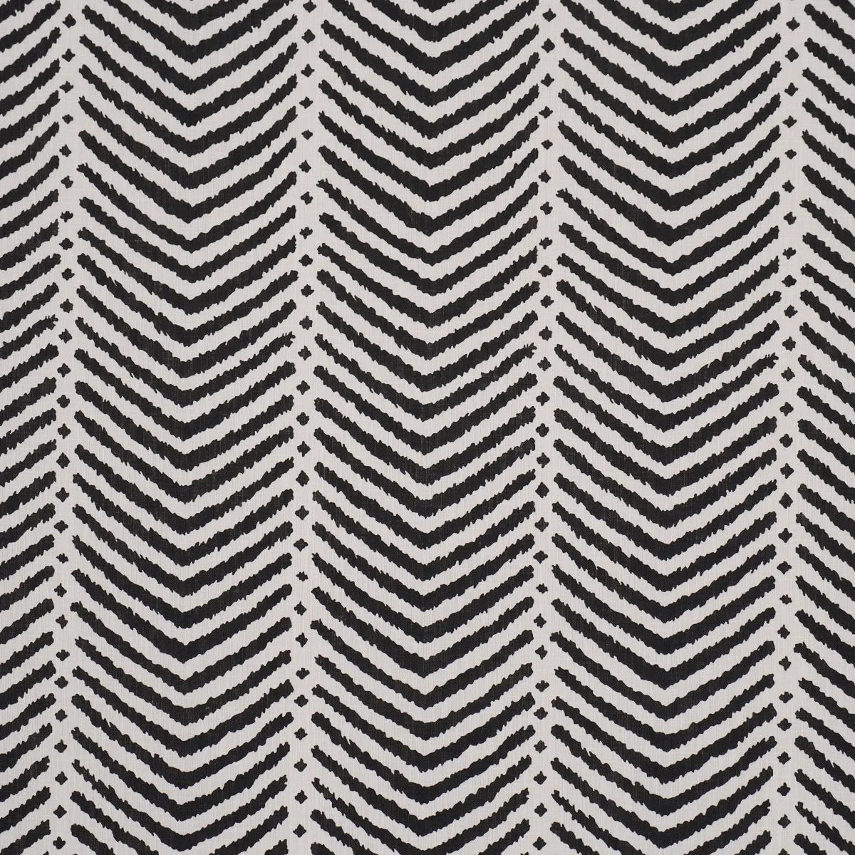 Schumacher 182005 La Jolla Indoor/Outdoor Black fabric swatch
