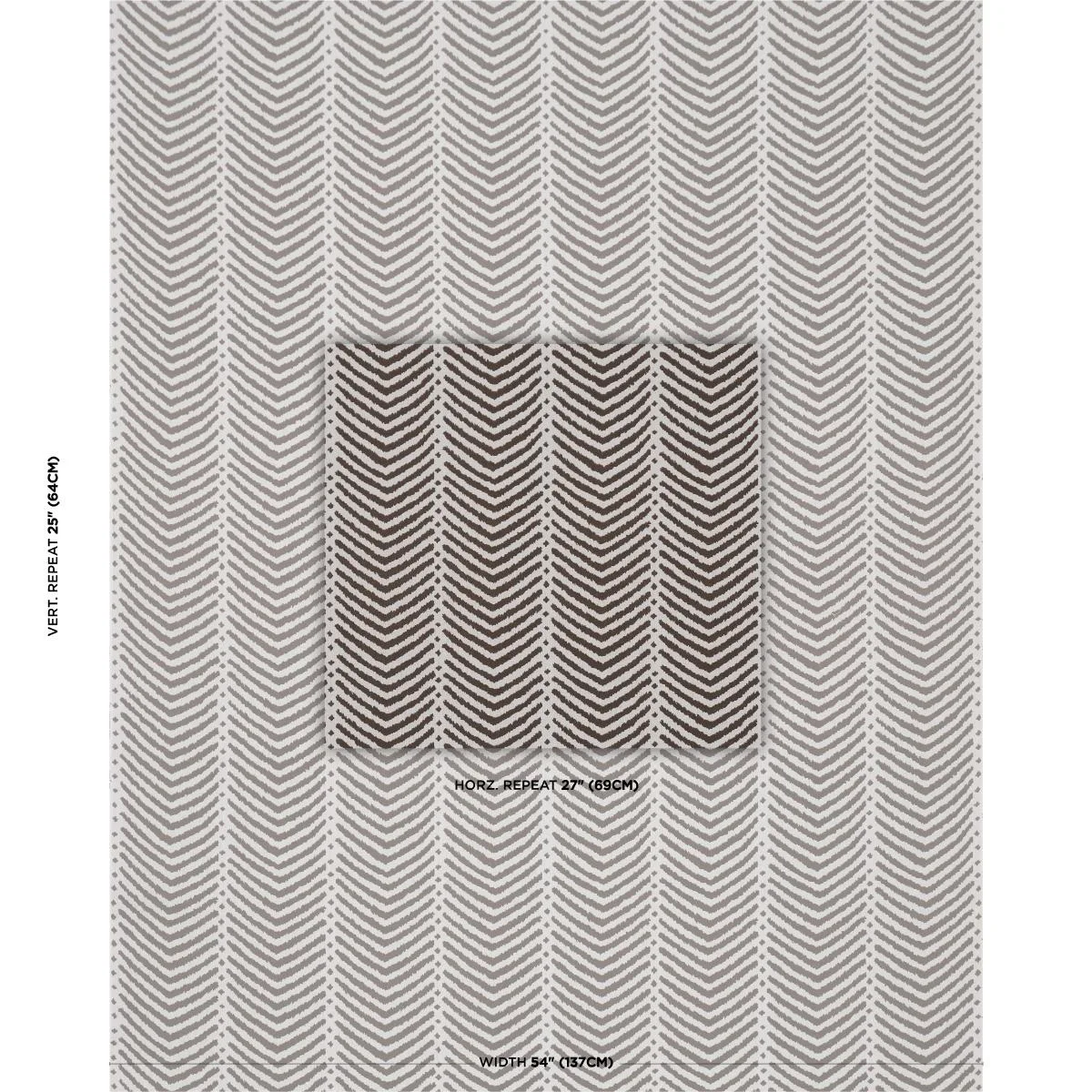 Schumacher 182004 La Jolla Indoor/Outdoor Brown fabric swatch