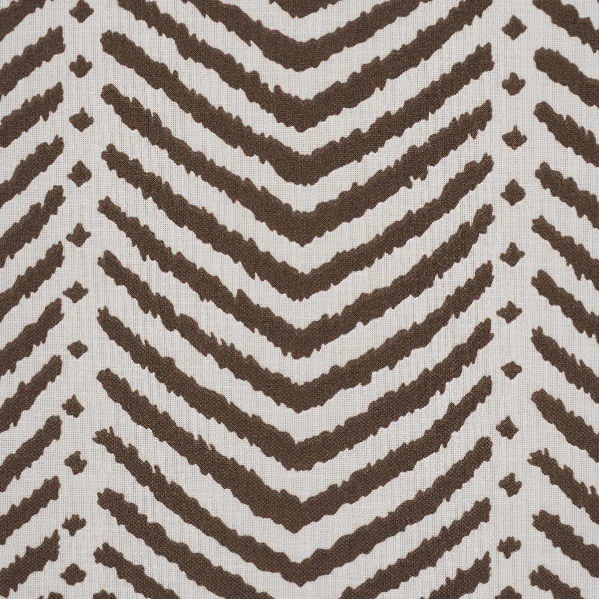 Schumacher 182004 La Jolla Indoor/Outdoor Brown fabric swatch