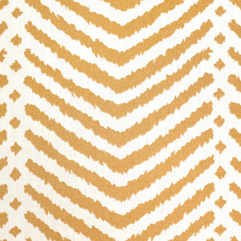 Schumacher 182001 La Jolla Indoor/Outdoor Marigold fabric swatch