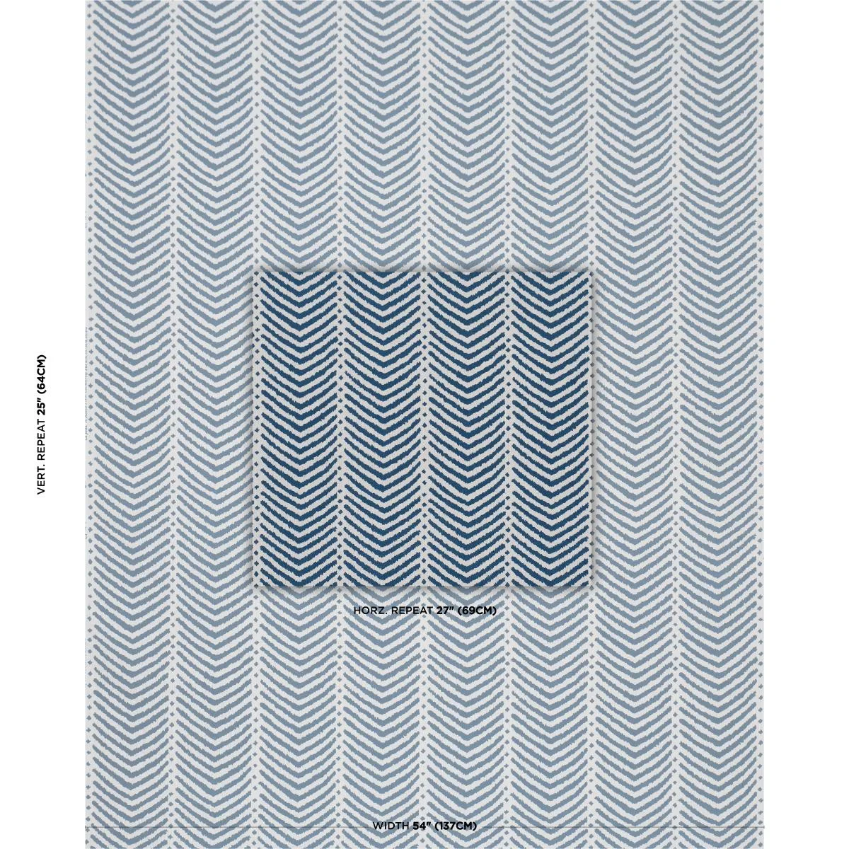 Schumacher 182003 La Jolla Indoor/Outdoor Navy fabric swatch