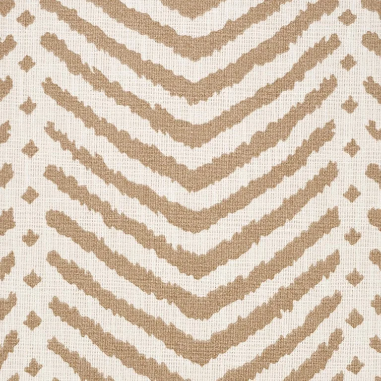 Schumacher 182000 La Jolla Indoor/Outdoor Wheat fabric swatch