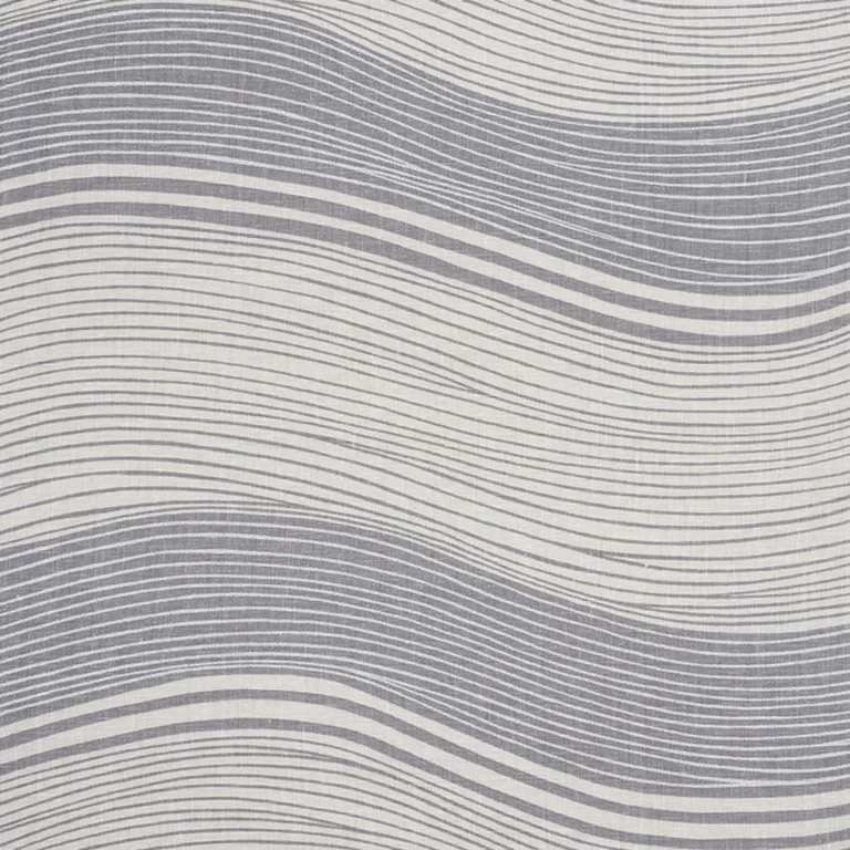Schumacher 177350 La Marea Grey fabric swatch
