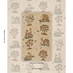 Schumacher 172760 La Menagerie Cream fabric swatch