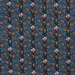 Schumacher 181700 La Rue Stripe Midnight fabric swatch