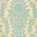 Schumacher 2643833 Lace Aqua fabric swatch