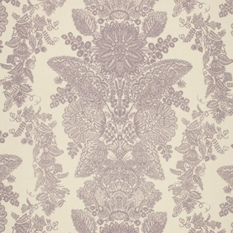 Schumacher 2643832 Lace Orchid fabric swatch