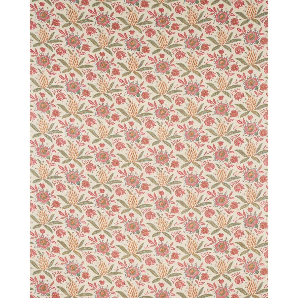 Schumacher 180250 Lafayette Botanical Document fabric swatch