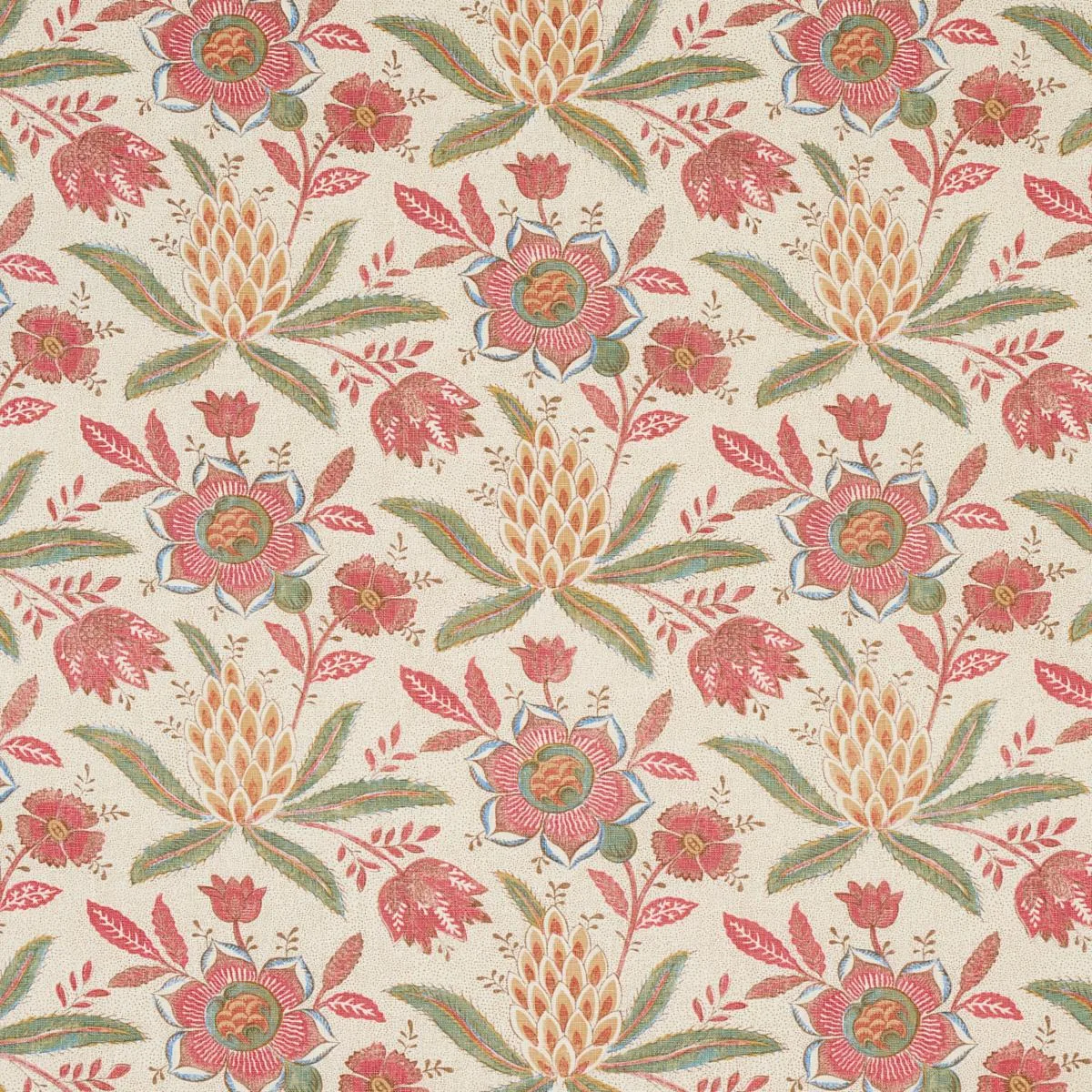 Schumacher 180250 Lafayette Botanical Document fabric swatch