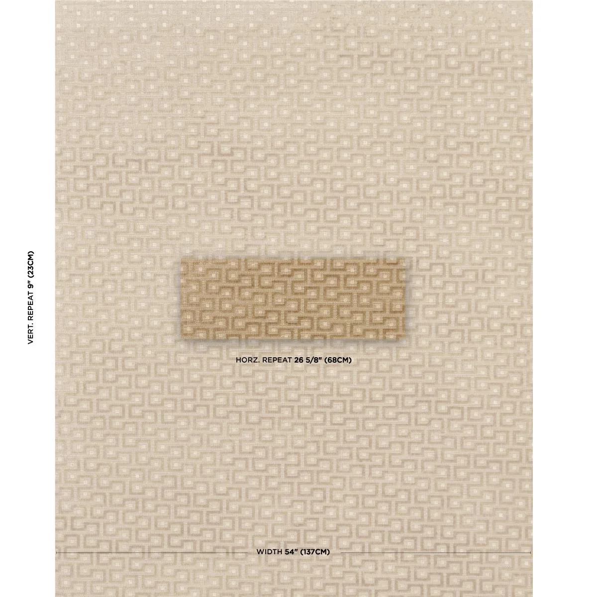 Schumacher 83292 Lalano Linen Velvet Bronze fabric swatch