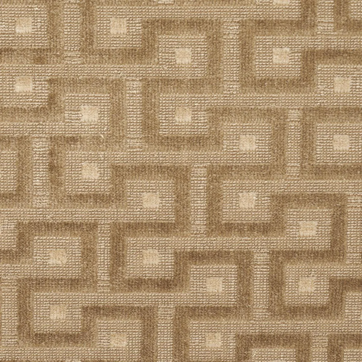 Schumacher 83292 Lalano Linen Velvet Bronze fabric swatch