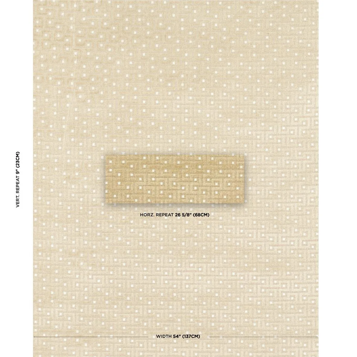 Schumacher 83291 Lalano Linen Velvet Gold Patina fabric swatch