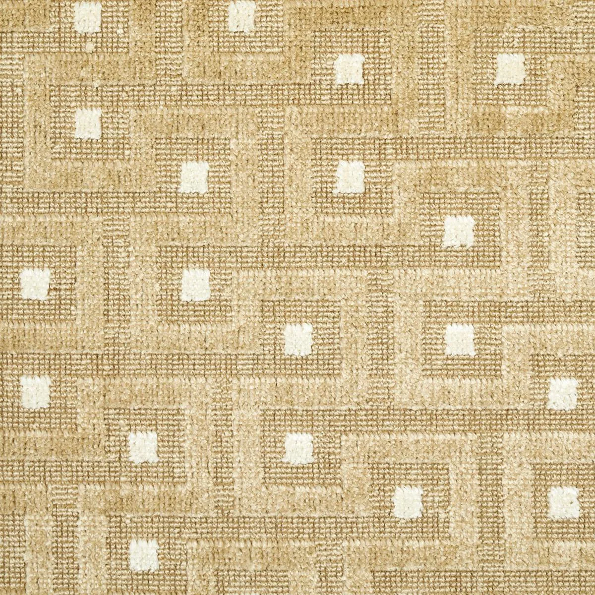 Schumacher 83291 Lalano Linen Velvet Gold Patina fabric swatch