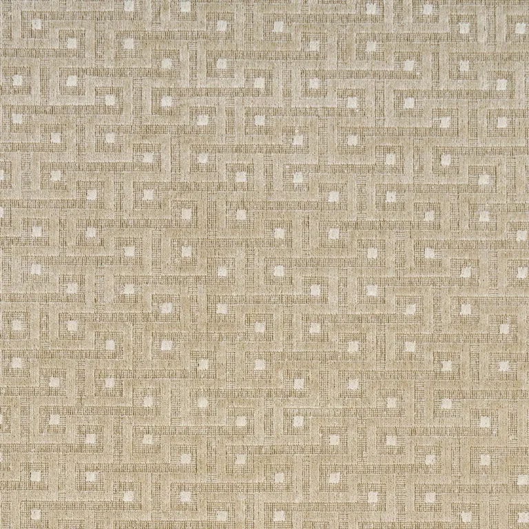 Schumacher 83290 Lalano Linen Velvet Natural fabric swatch