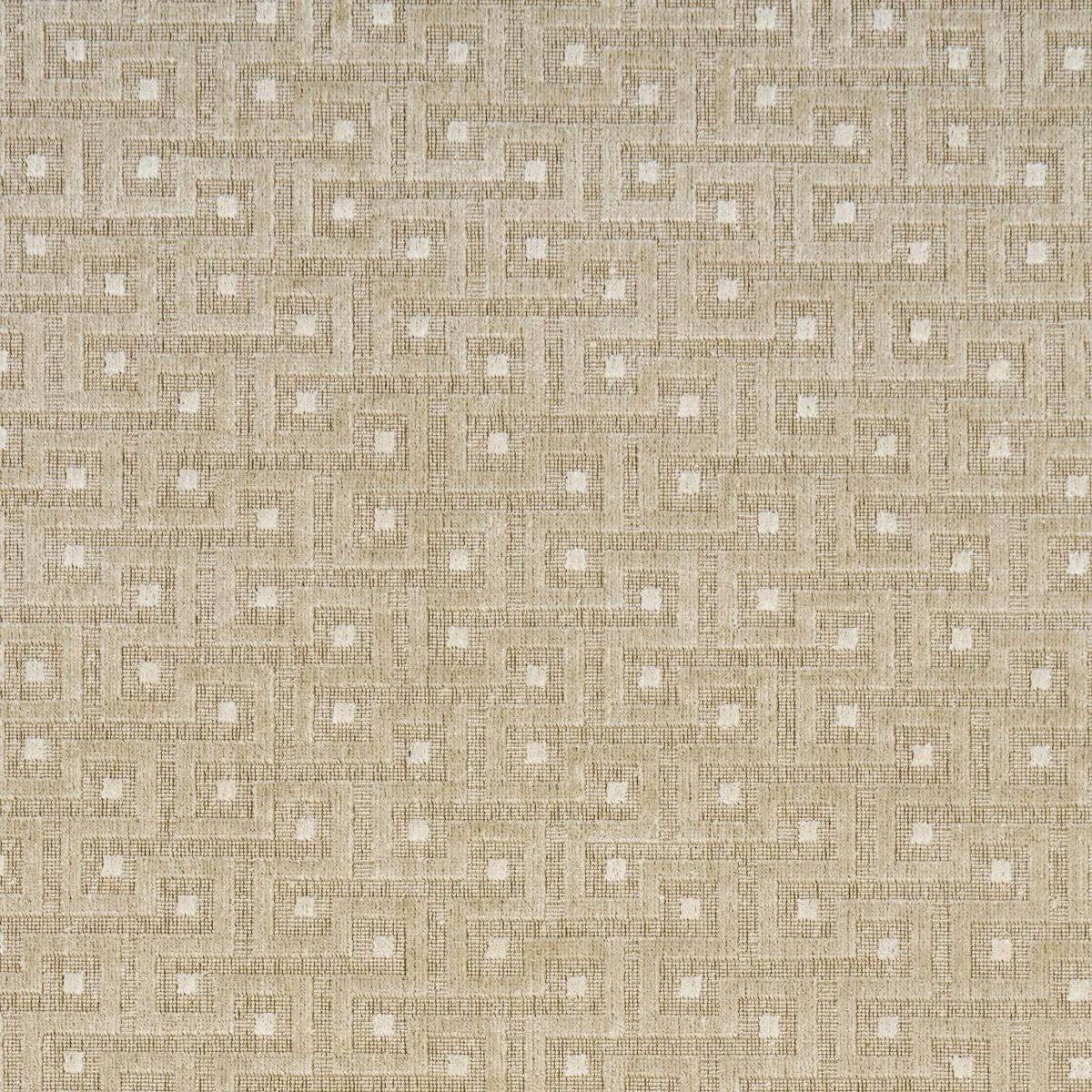 Schumacher 83290 Lalano Linen Velvet Natural fabric swatch