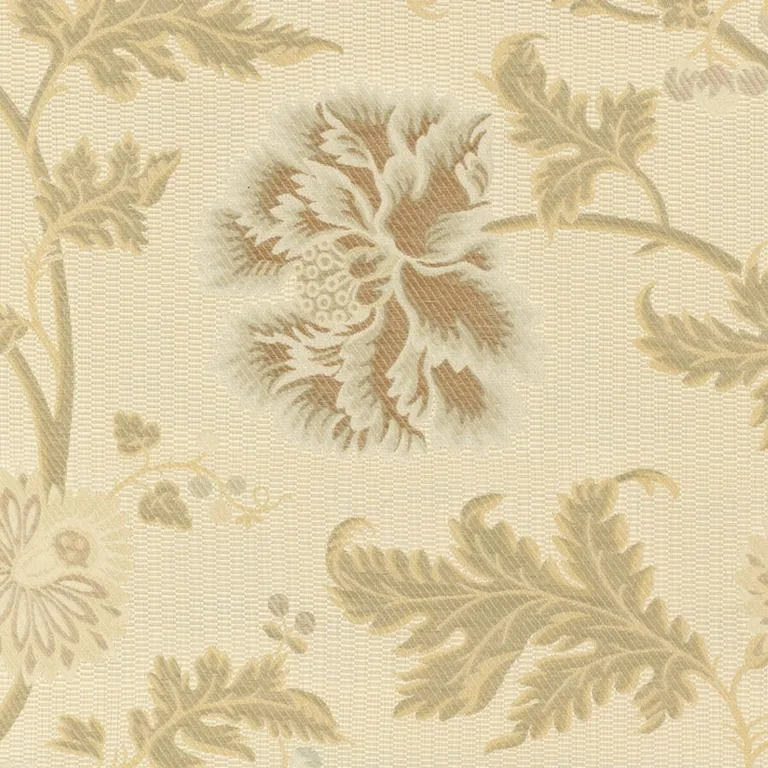 Schumacher 62190 Lampasso Flori Aqua fabric swatch