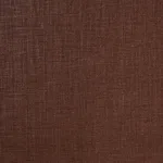 Schumacher 69369 Lange Glazed Linen Brown fabric swatch