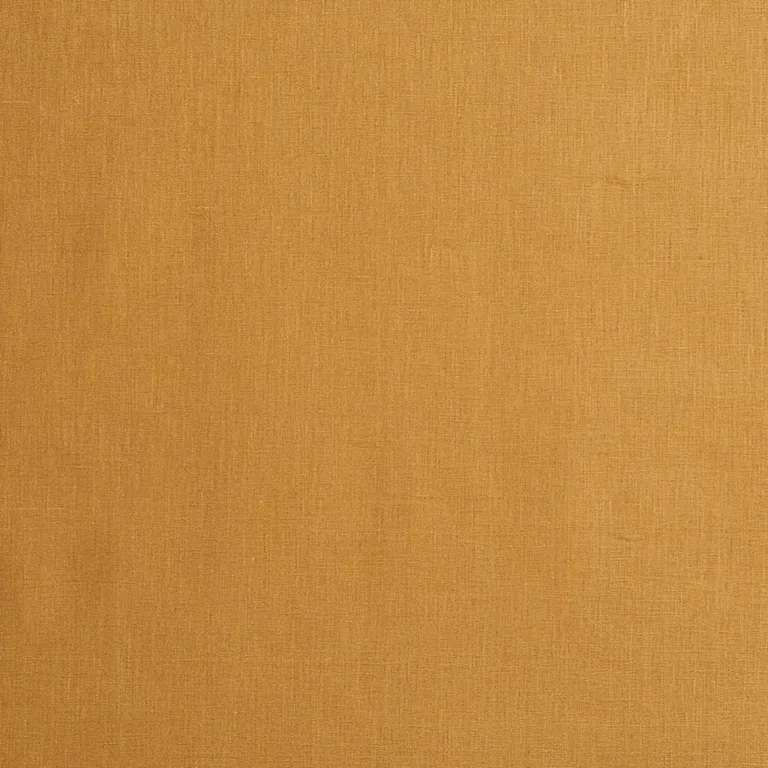 Schumacher 69368 Lange Glazed Linen Caramel fabric swatch