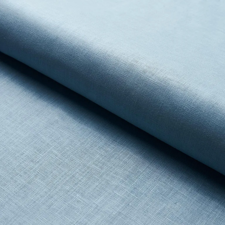 Schumacher 82684 Lange Glazed Linen Chambray fabric swatch