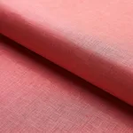 Schumacher 82680 Lange Glazed Linen Coral fabric swatch