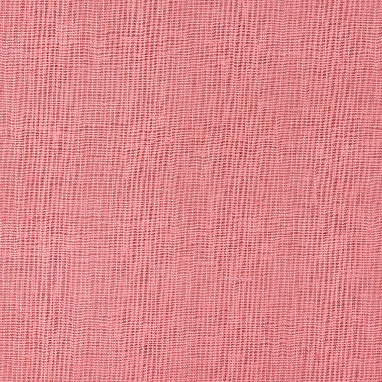 Schumacher 82680 Lange Glazed Linen Coral fabric swatch