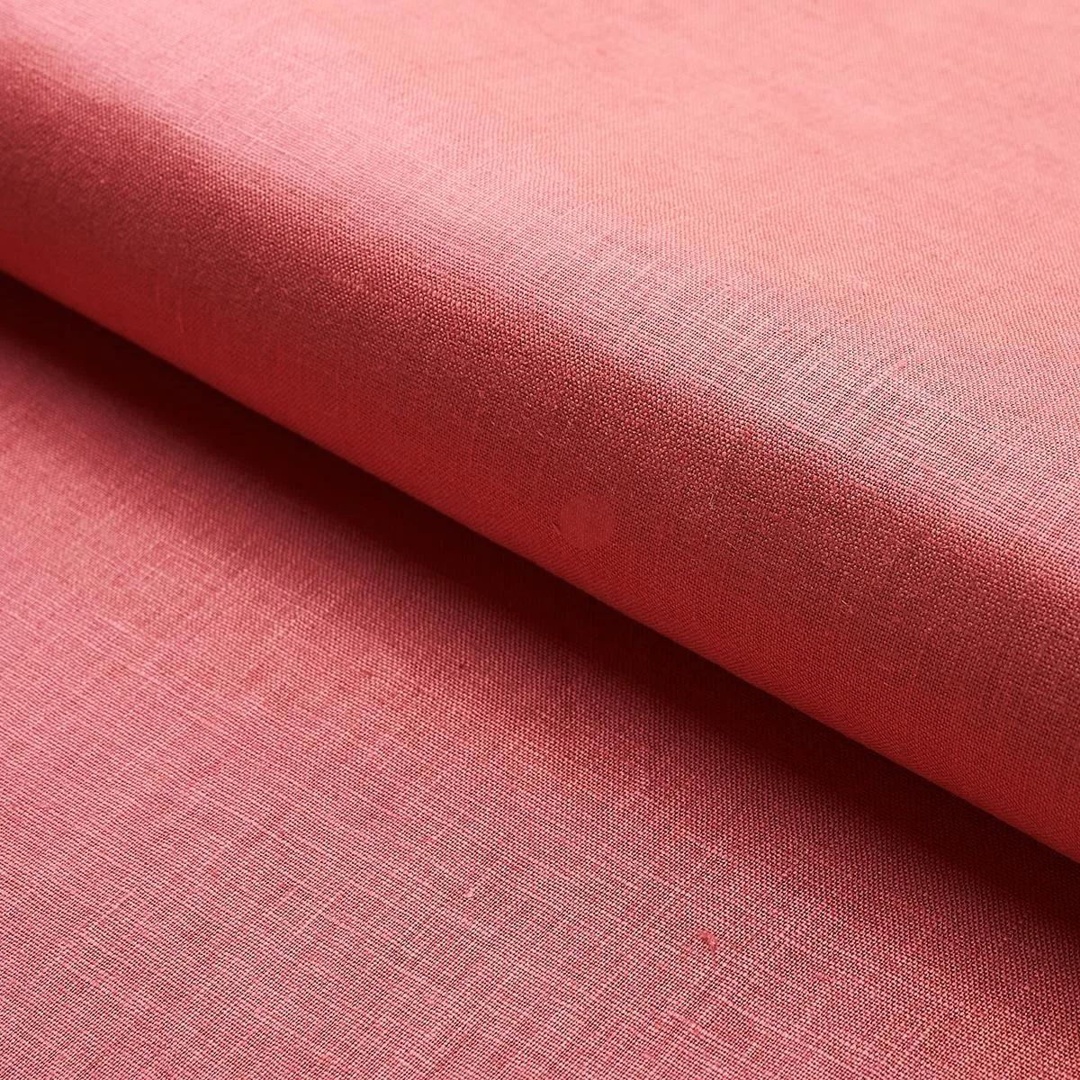 82680 Lange Glazed Linen Coral Fabric