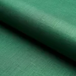 Schumacher 82687 Lange Glazed Linen Emerald fabric swatch