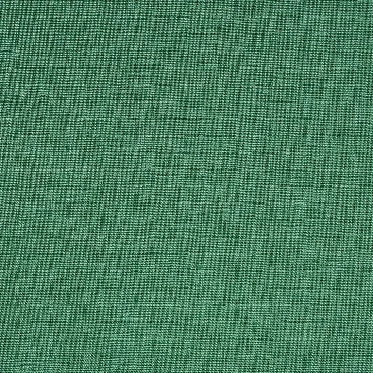 Schumacher 82687 Lange Glazed Linen Emerald fabric swatch