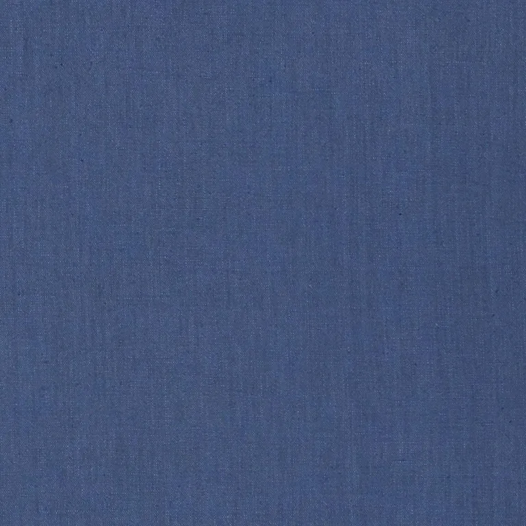 Schumacher 69347 Lange Glazed Linen Marine fabric swatch