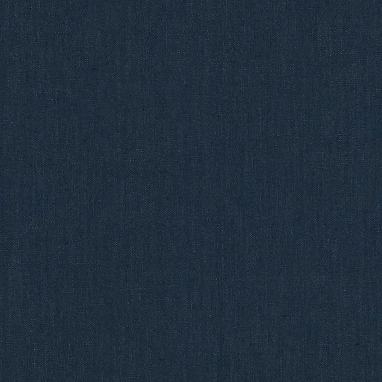Schumacher 69346 Lange Glazed Linen Navy fabric swatch