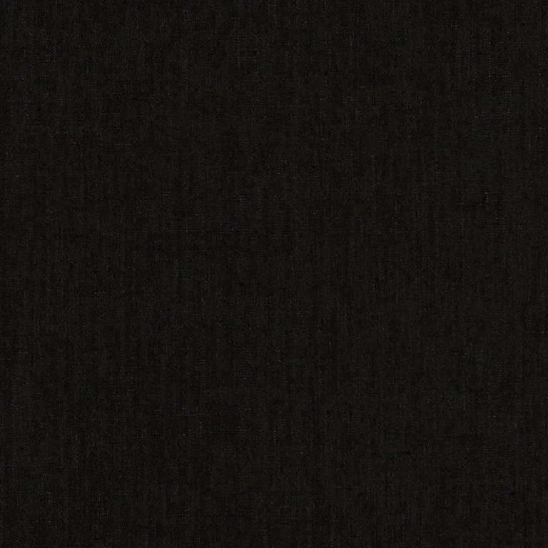 Schumacher 69341 Lange Glazed Linen Noir fabric swatch