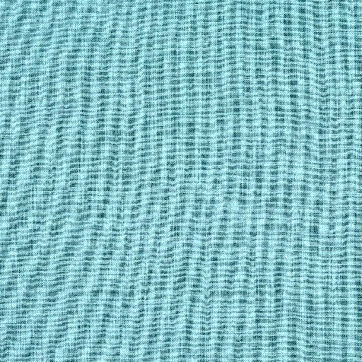 Schumacher 82685 Lange Glazed Linen Ocean fabric swatch
