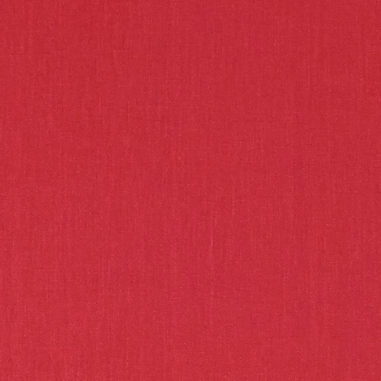 Schumacher 69360 Lange Glazed Linen Poppy fabric swatch