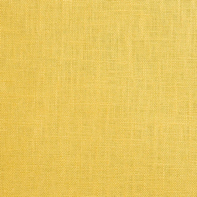 Schumacher 69367 Lange Glazed Linen Yellow fabric swatch
