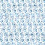 Schumacher 179180 Lani Blue fabric swatch