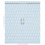 Schumacher 179180 Lani Blue fabric swatch