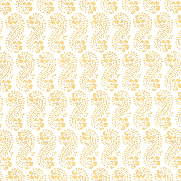Schumacher 179181 Lani Gold fabric swatch