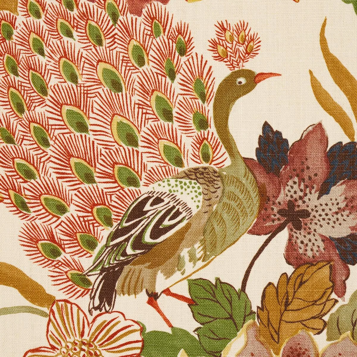 Schumacher 173070 Lansdale Bouquet Spring fabric swatch