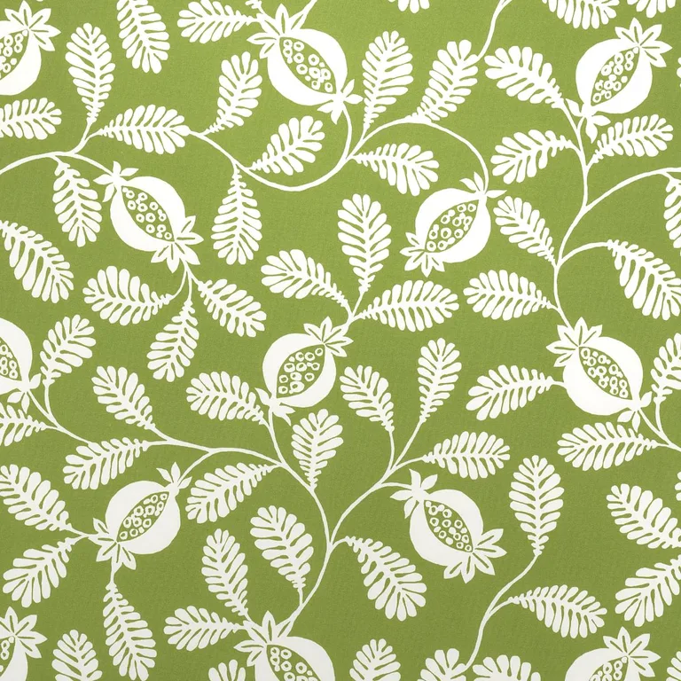 Schumacher 180991 Lanzadera Vine Indoor/Outdoor Honeydew fabric swatch