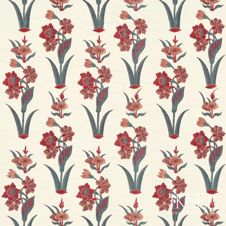 Schumacher RF304CS01 Large Boteh Original fabric swatch