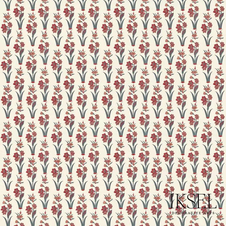 Schumacher RF304CS01 Large Boteh Original fabric swatch