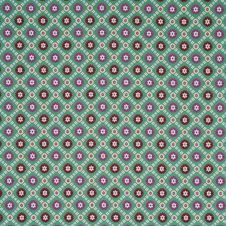 Schumacher 80772 Larissa Jade fabric swatch
