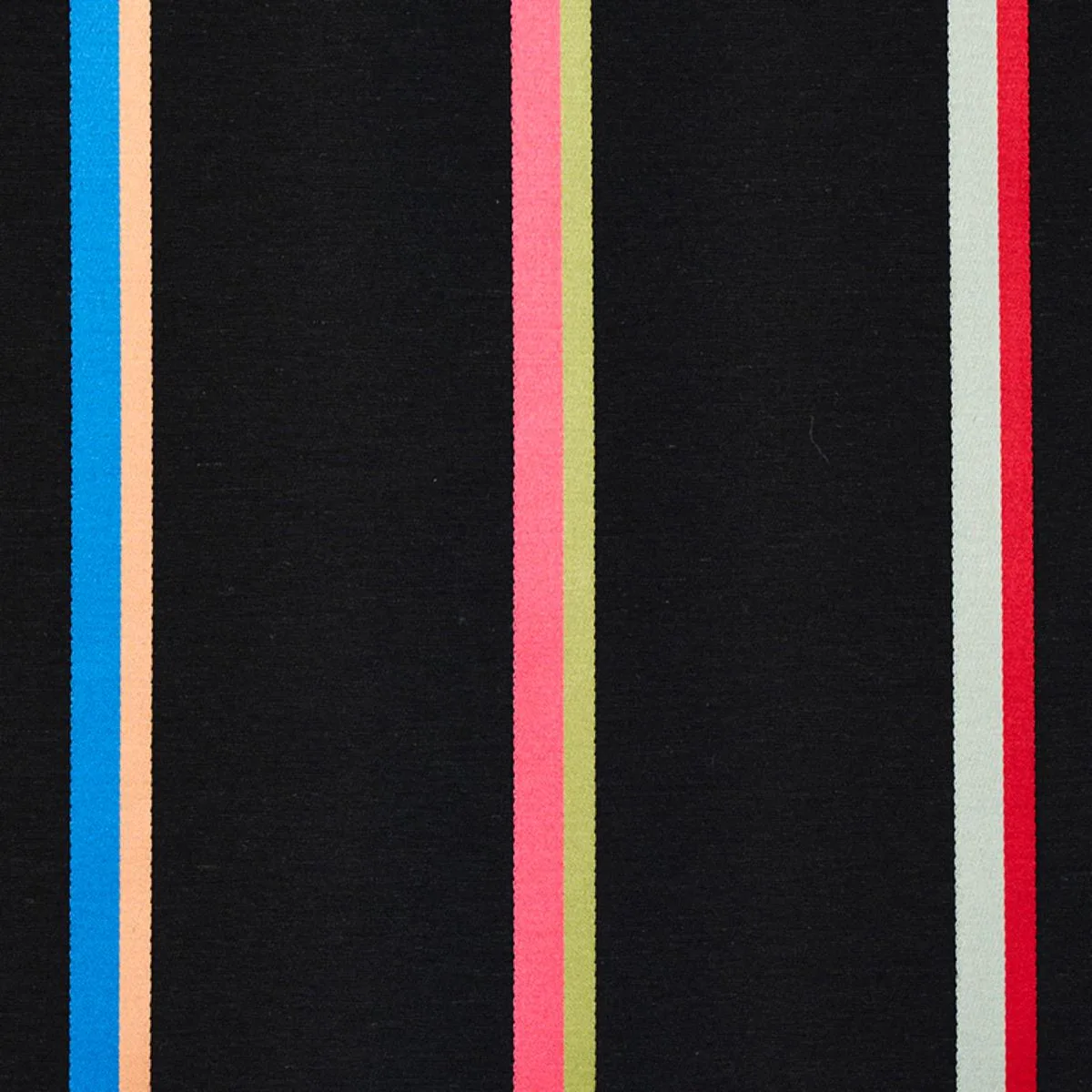 Schumacher 79561 Larivey Stripe Charcoal fabric swatch