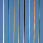 Schumacher 79560 Larivey Stripe Slate fabric swatch