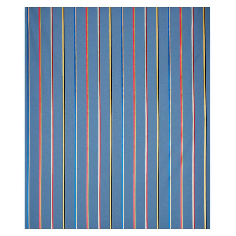 Schumacher 79560 Larivey Stripe Slate fabric swatch