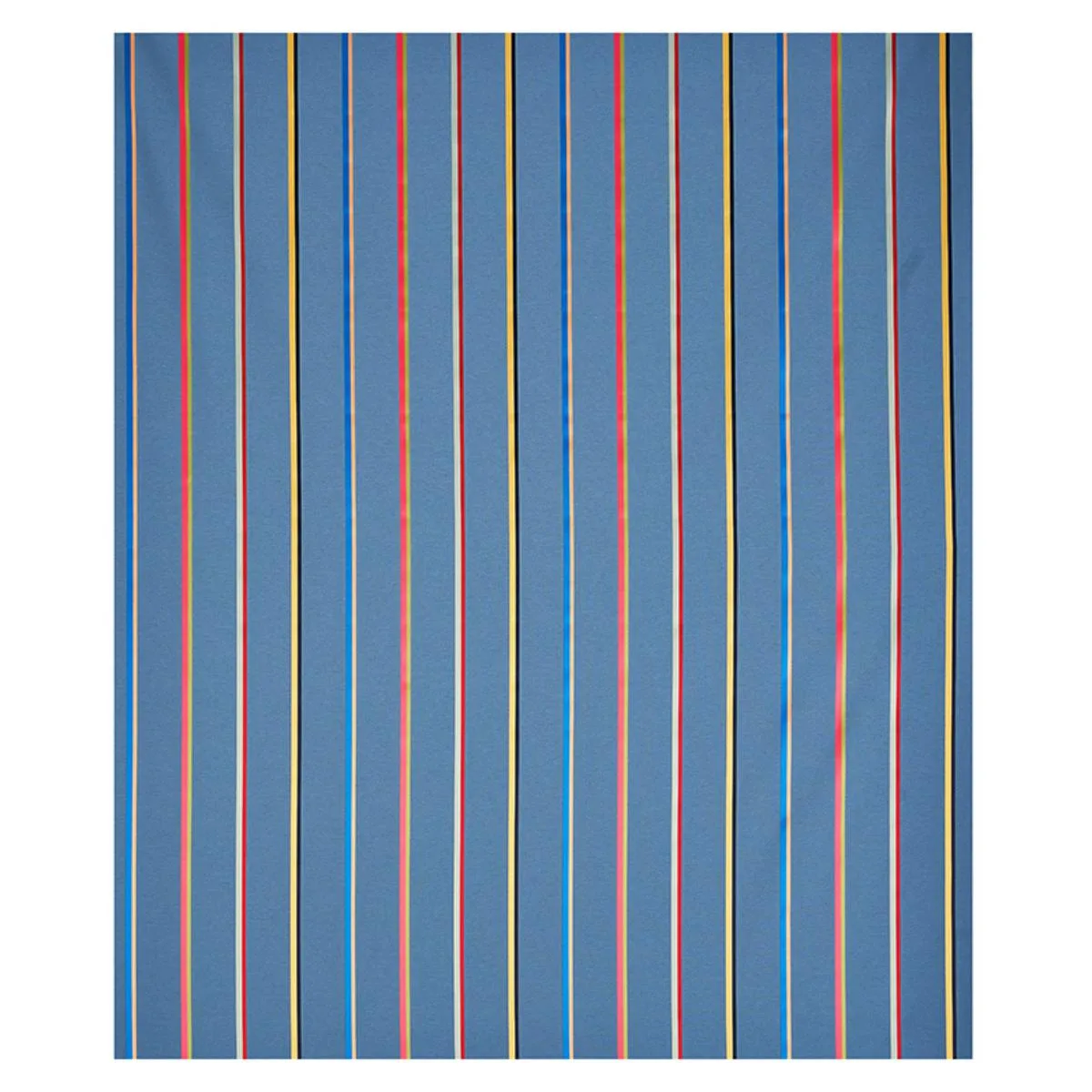 Schumacher 79560 Larivey Stripe Slate fabric swatch